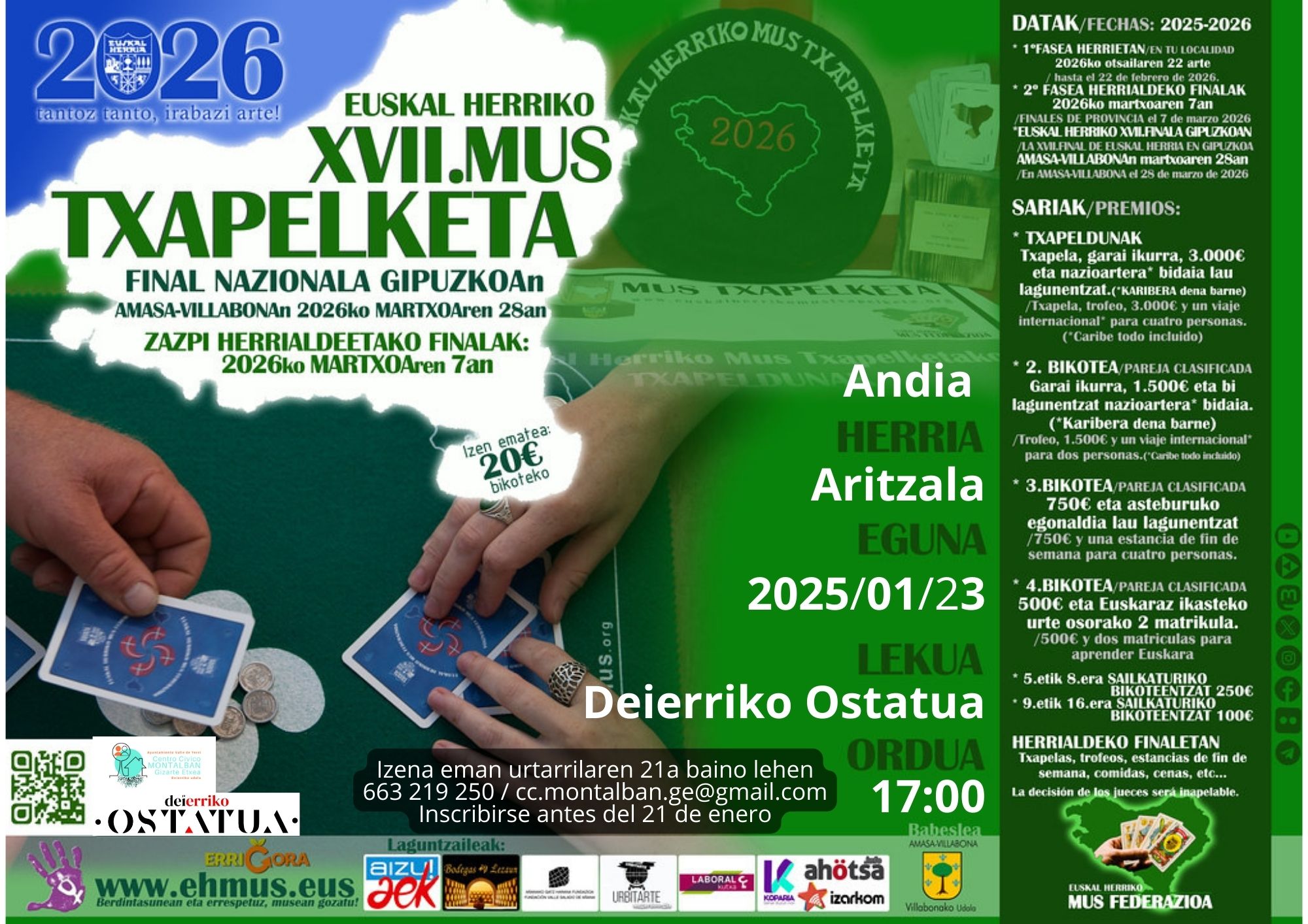 EUSKAL HERRIKO MUS TXAPELKETA
