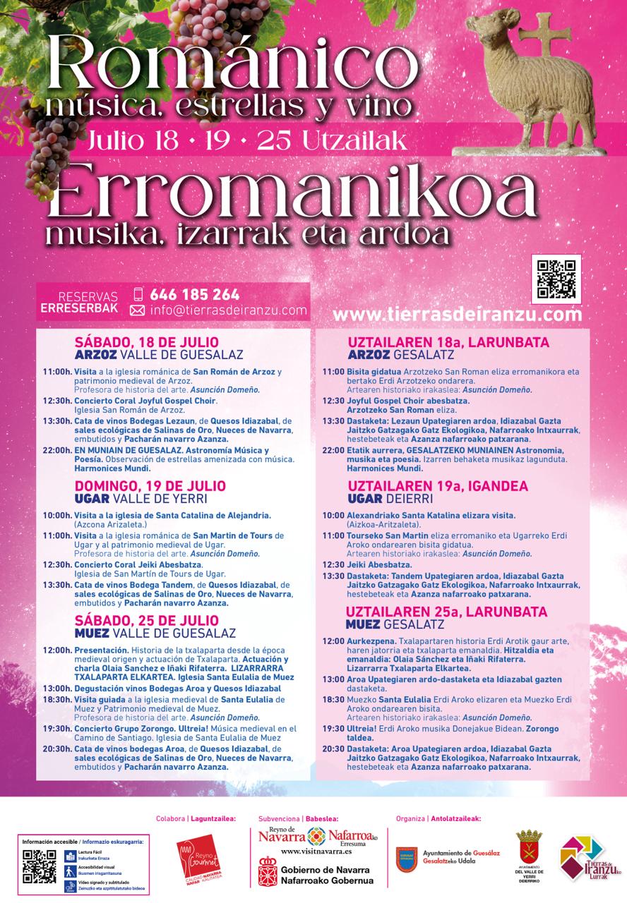 Erromanikoa musika, izarrak eta ardoa Erromanikoa musika, izarrak eta ardoa