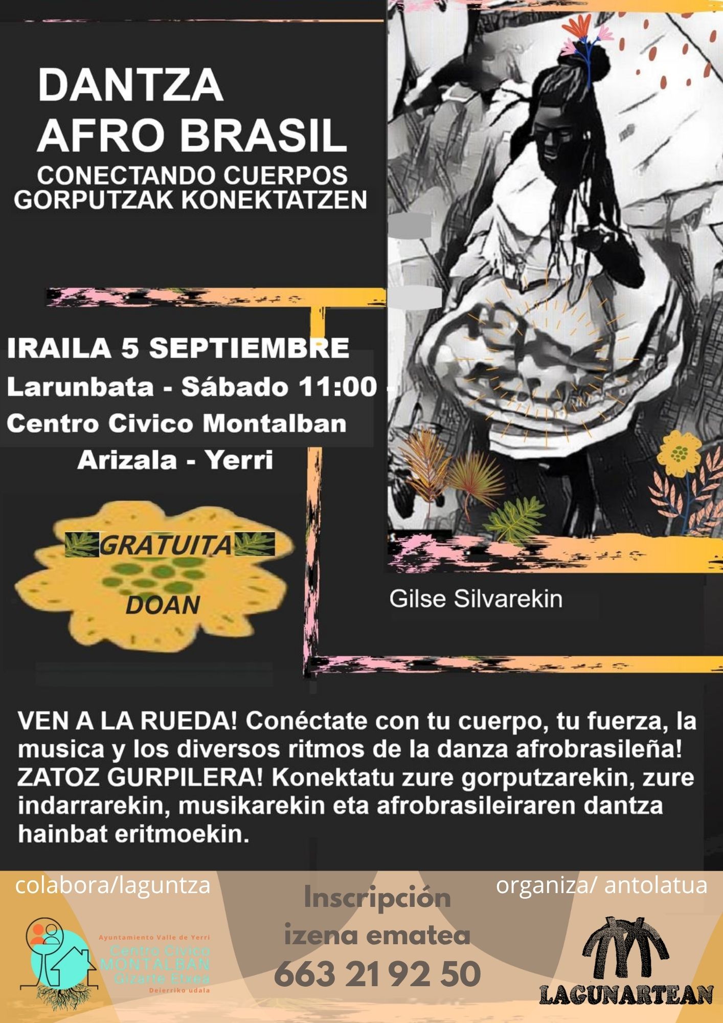 DANZA Afro Brasil – Clase gratuita de prueba DANZA Afro Brasil – Clase gratuita de prueba