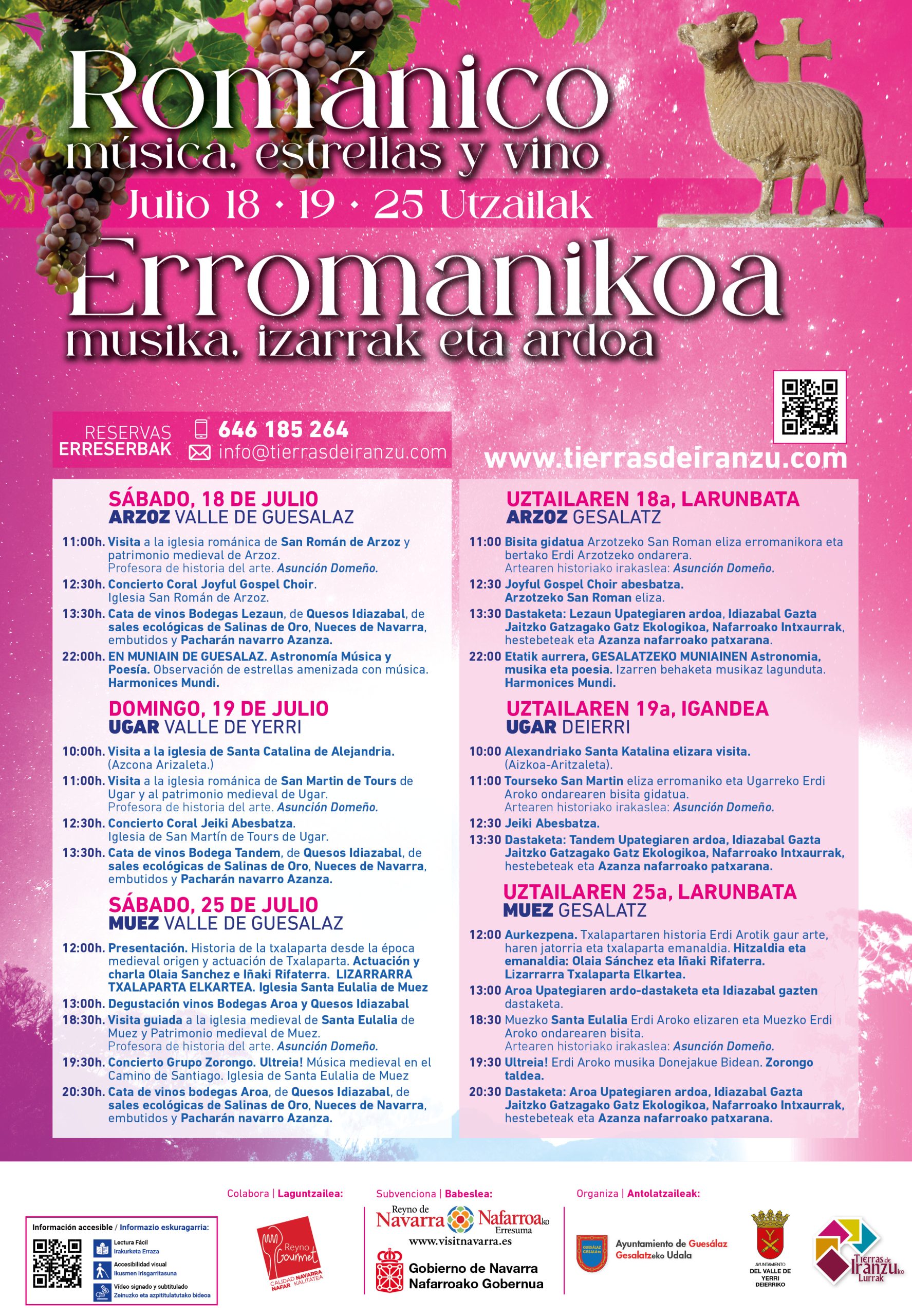 JARDUNALDI- Erromanikoa,musika,izarrak eta ardoa JARDUNALDI- Erromanikoa,musika,izarrak eta ardoa